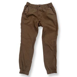 Bearbottom Clothing Mens M Stretch Joggers Khaki/Brown
